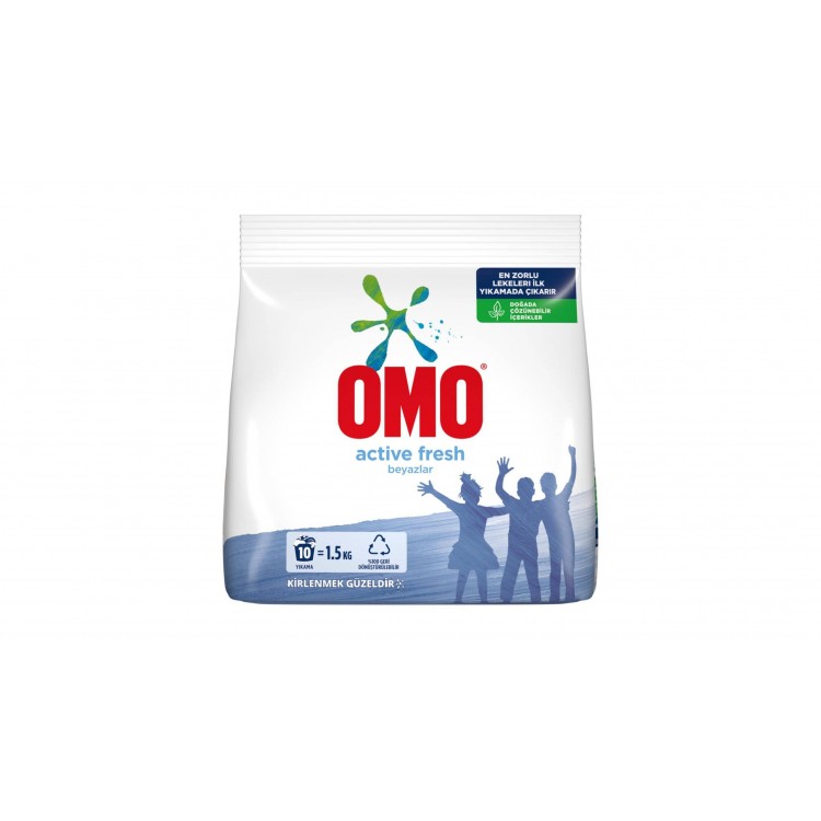 OMO MATİK 1,5 KG BEYAZLAR X 9 AD OMO MATİK 1,5 KG BEYAZLAR X 9 AD