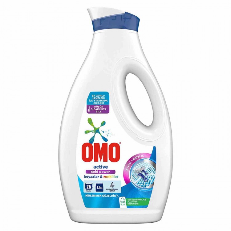 OMO SIVI DETERJAN 1690 ML BEYAZLAR VE RENKLİLER X 6 AD
