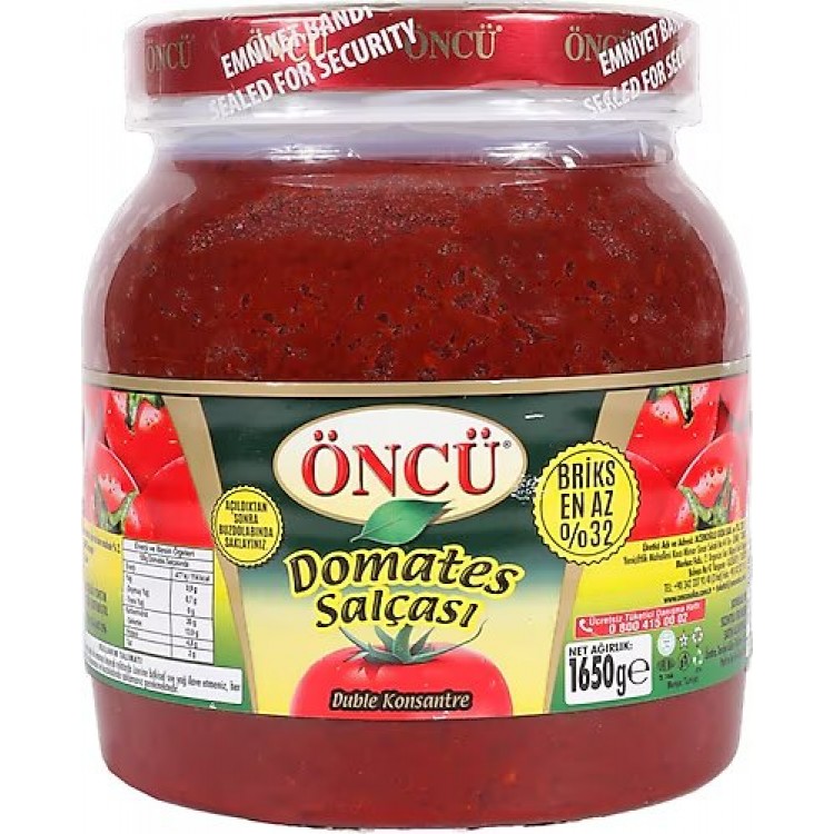 ÖNCÜ BİBER SALÇASI TATLI 1650 GR X 6 AD ÖNCÜ BİBER SALÇASI TATLI 1650 GR X 6 AD