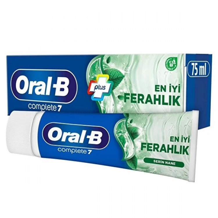 ORAL-B COMPLETE 7 EN İYİ FERAHLIK SERİN NANE 75 ML X 12 AD