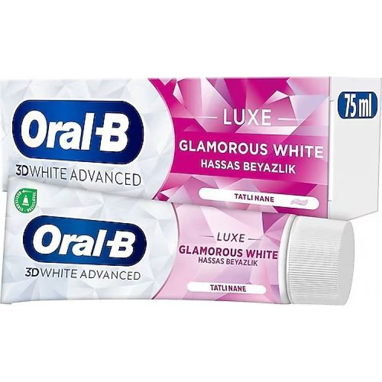 ORAL-B PRO GLAMOROUS WHİTE DİŞ MACUNU 75 ML X 12 AD