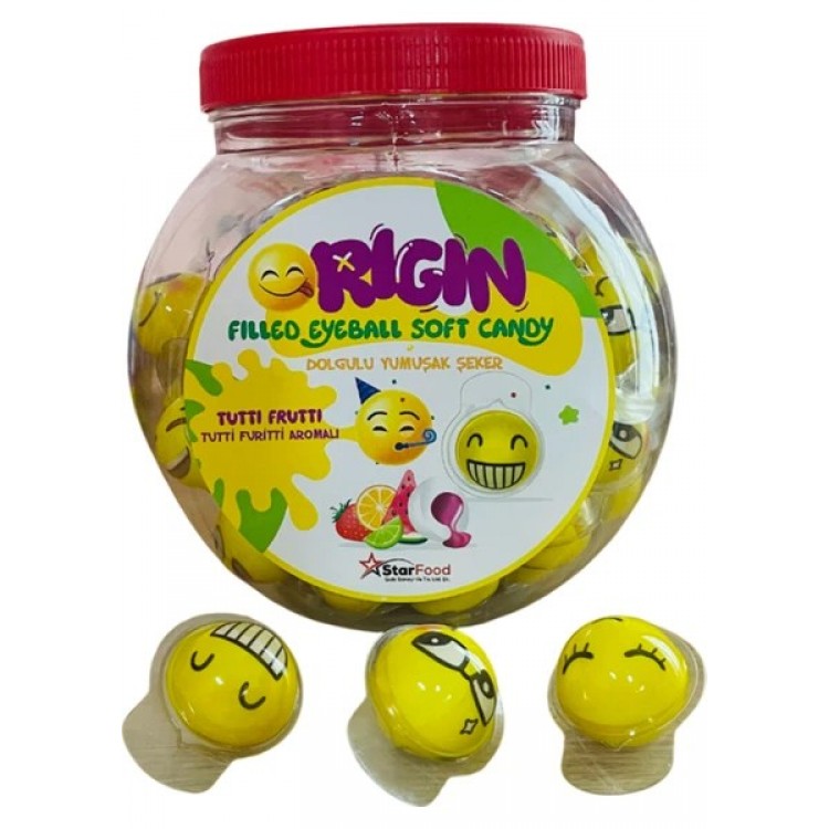 ORIGIN TUTTI FURİTTİ EMOJI YUMUŞAK ŞEKER 10 GR X 60 AD