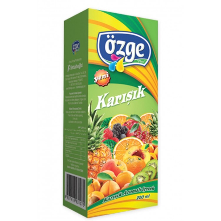 ÖZGE 200 ML MEYVE SUYU KARIŞIK X 27 AD ÖZGE 200 ML MEYVE SUYU KARIŞIK X 27 AD