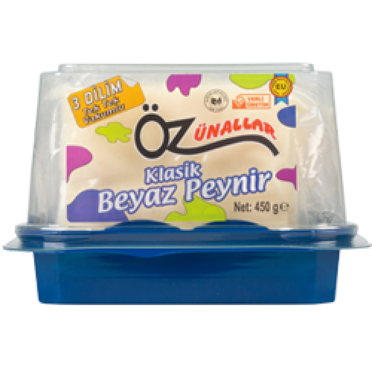 ÖZÜNALLAR KLASİK PEYNİR 3 DİLİMLİ 450 GR X 18 AD ÖZÜNALLAR KLASİK PEYNİR 3 DİLİMLİ 450 GR X 18 AD