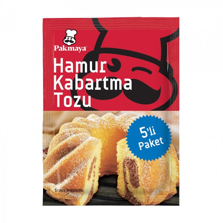 PAKMAYA HAMUR KABARTMA TOZU 5'Lİ X 30 AD
