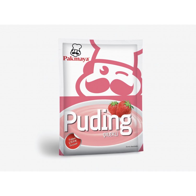 PAKMAYA PUDİNG ÇİLEKLİ 125 GR X 12 AD