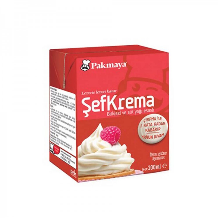 PAKMAYA ŞEF KREMA 200 GR X 27 AD PAKMAYA ŞEF KREMA 200 GR X 27 AD