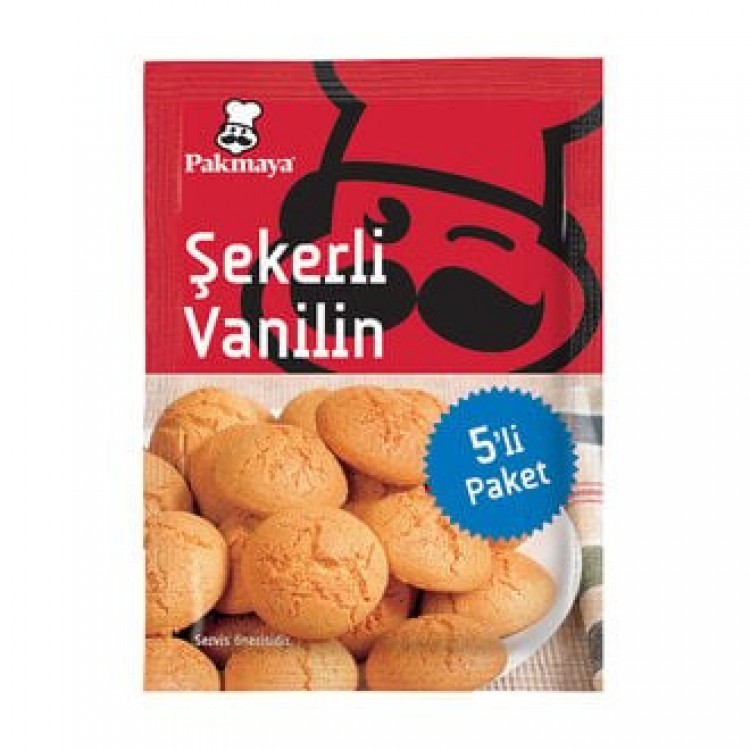 PAKMAYA ŞEKERLİ VANİLİN 5'Lİ 30 X 6 AD PAKMAYA ŞEKERLİ VANİLİN 5'Lİ 30 X 6 AD