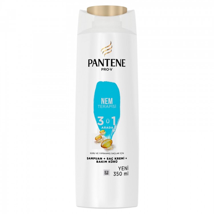 PANTENE ŞAMPUAN 350 ML 3'Ü 1 ARADA NEM TERAPİSİ X 6 AD