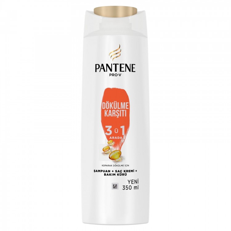 PANTENE ŞAMPUAN 350 ML 3'Ü1 ARADA DÖKÜLME KARŞITI X 6 AD