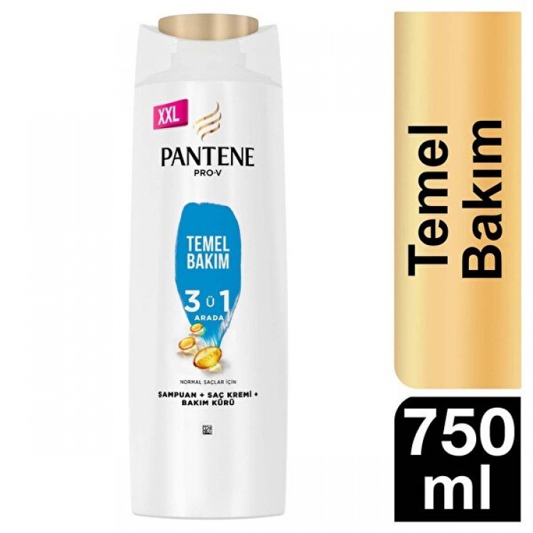 PANTENE ŞAMPUAN 750 ML TEMEL BAKIM X 6 AD