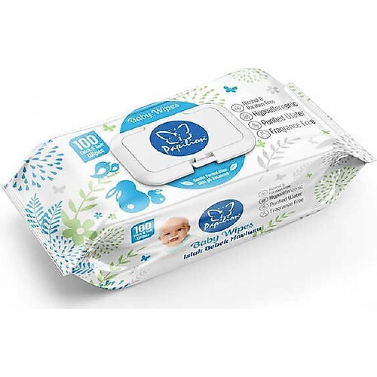PAPİLİON ISLAK MENDİL 100'LÜ BEBEK X 18 AD