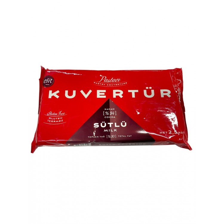 PASTACI KUVERTER SÜTLÜ 2,5 KG PASTACI KUVERTER SÜTLÜ 2,5 KG