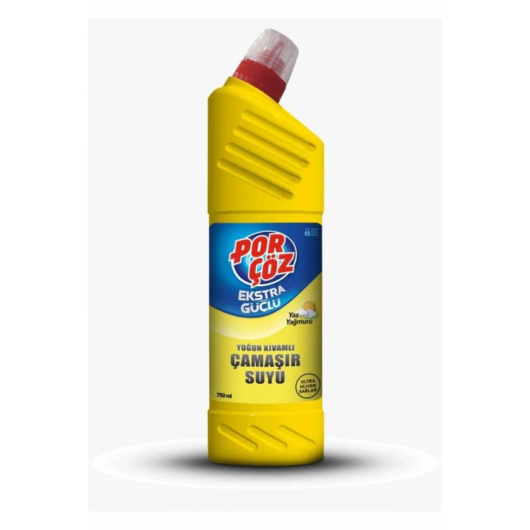 PORÇÖZ ÇAMAŞIR SUYU 750 ML YAZ YAĞMURU X 15 AD PORÇÖZ ÇAMAŞIR SUYU 750 ML YAZ YAĞMURU X 15 AD