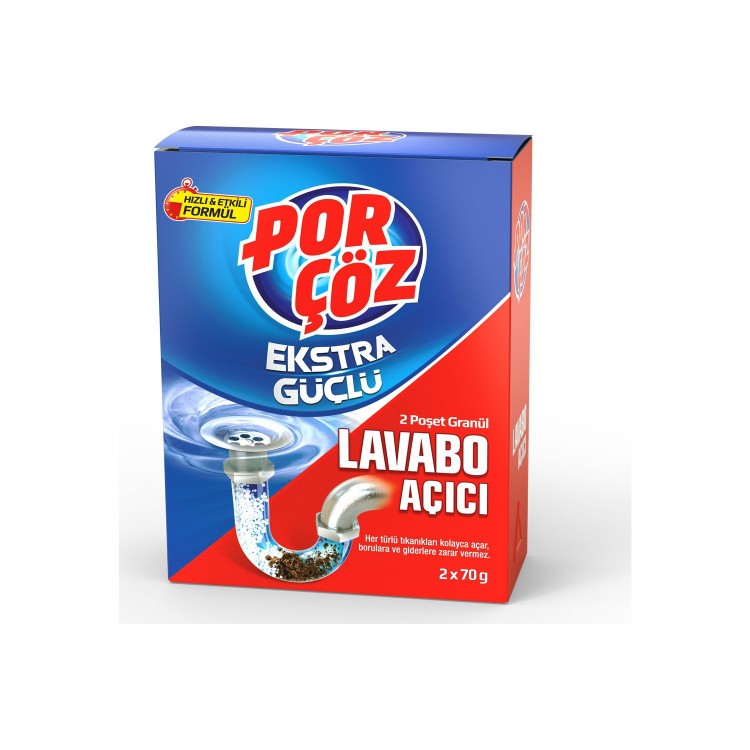 PORÇÖZ LAVABO AÇICI GRANÜL 2 X 50 GR