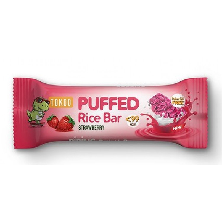 PUFFED RICE BAR 22.50 GR ÇİLEK X 24 AD