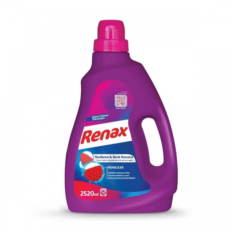 RENAX SIVI DETERJAN 2520 ML RENKLİLER X 6 AD