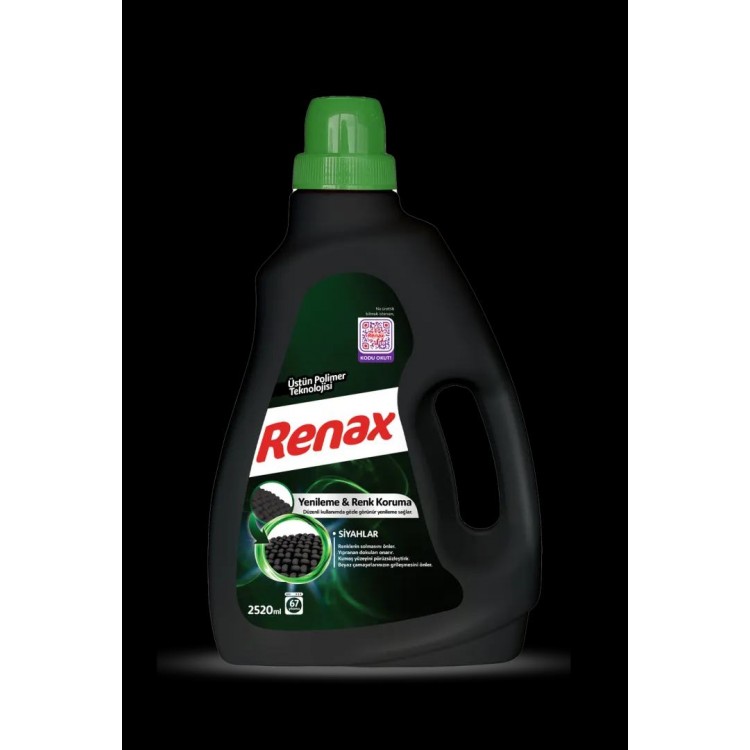 RENAX SIVI DETERJAN 2520 ML SİYAHLAR X 6 AD