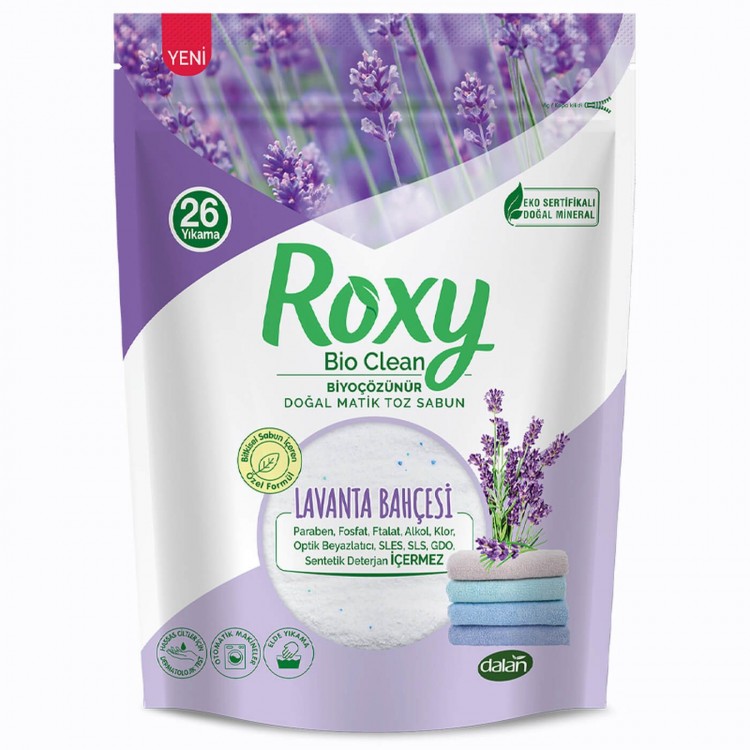ROXY MATİK TOZ SABUN LAVANTA BAHÇESİ 800 GR X 12 AD ROXY MATİK TOZ SABUN LAVANTA BAHÇESİ 800 GR X 12 AD
