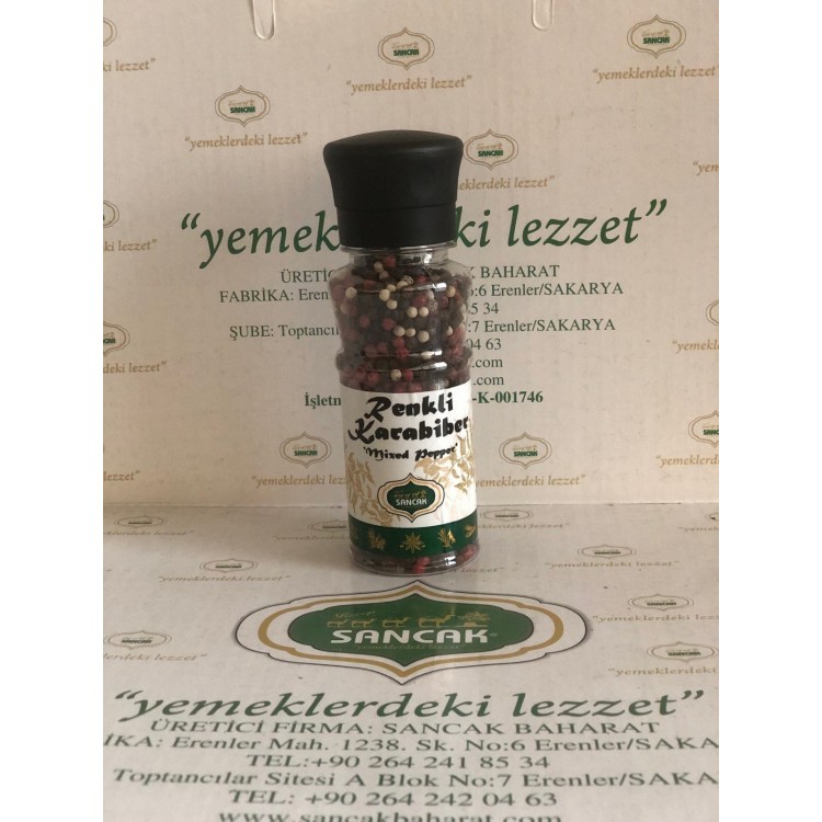 SANCAK DEĞİRMEN RENKLİ KARABİBER 100 GR
