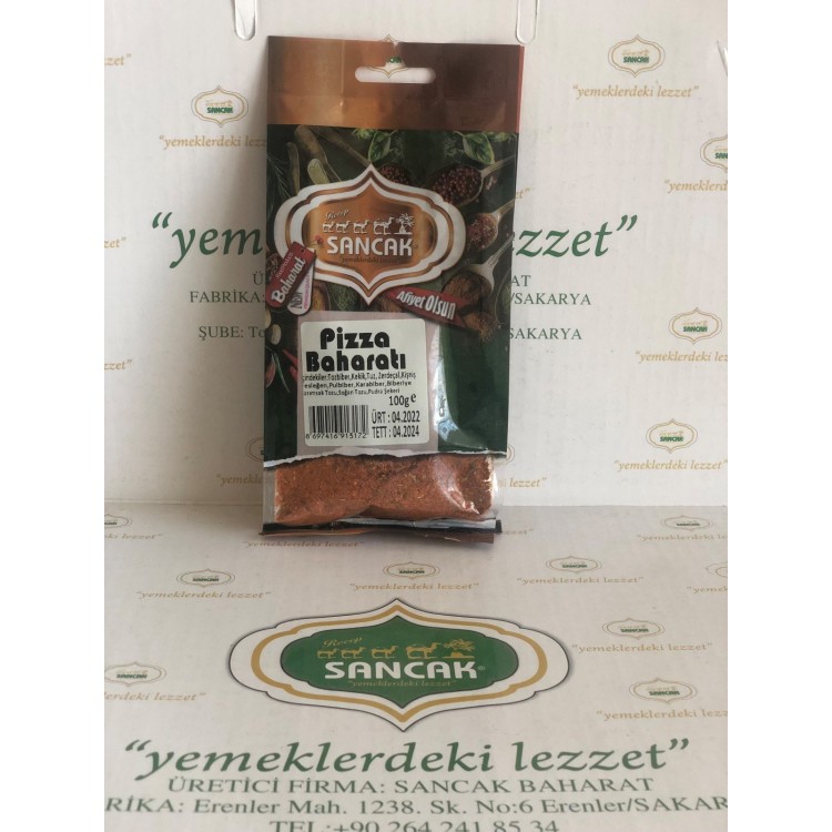 SANCAK EKO PİZZA BAHARATI 100 GR X 10 A SANCAK EKO PİZZA BAHARATI 100 GR X 10 A
