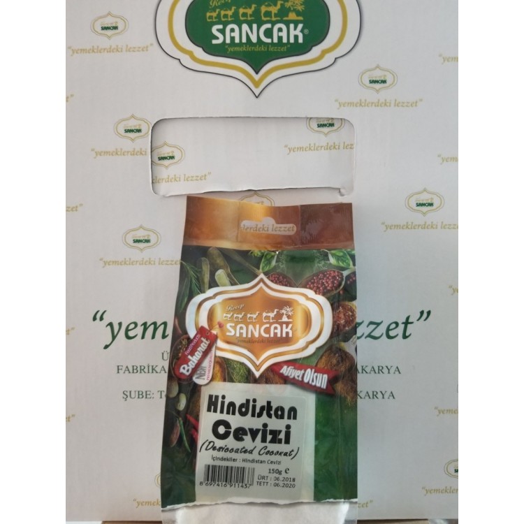 SANCAK HİNDİSTAN CEVİZİ 125 GR X 10 AD SANCAK HİNDİSTAN CEVİZİ 125 GR X 10 AD