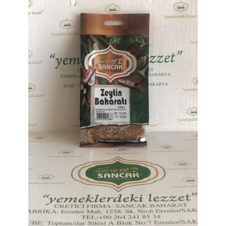 SANCAK ZEYTİN BAHARATI 150 GR X 10 AD SANCAK ZEYTİN BAHARATI 150 GR X 10 AD