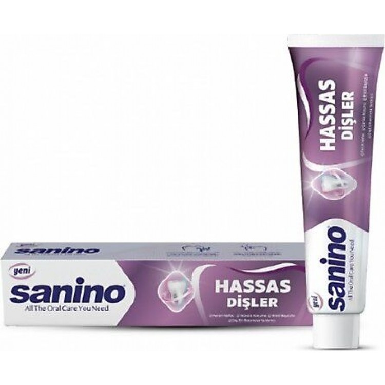 SANİNO DİŞ MACUNU HASSAS DİŞLER 75 ML X 36 AD SANİNO DİŞ MACUNU HASSAS DİŞLER 75 ML X 36 AD