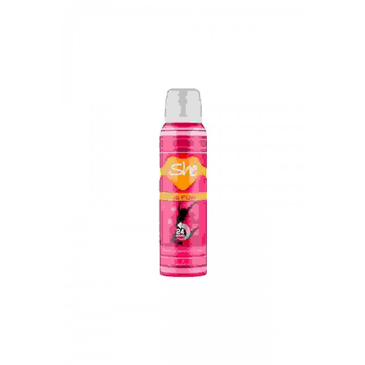SHE DEODORANT 150 ML FUN X 24 AD SHE DEODORANT 150 ML FUN X 24 AD
