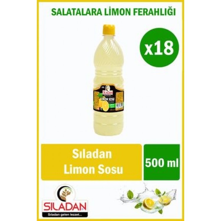 SILADAN LİMON SOSU 500 ML X 18 AD SILADAN LİMON SOSU 500 ML X 18 AD