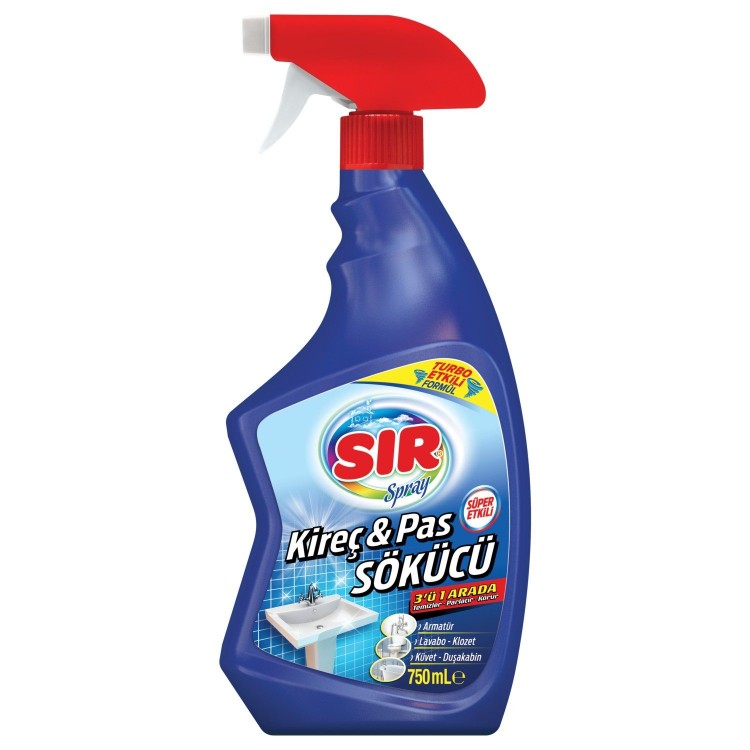 SIR KİREÇ VE PAS SÖKÜCÜ 750 ML X 12 AD