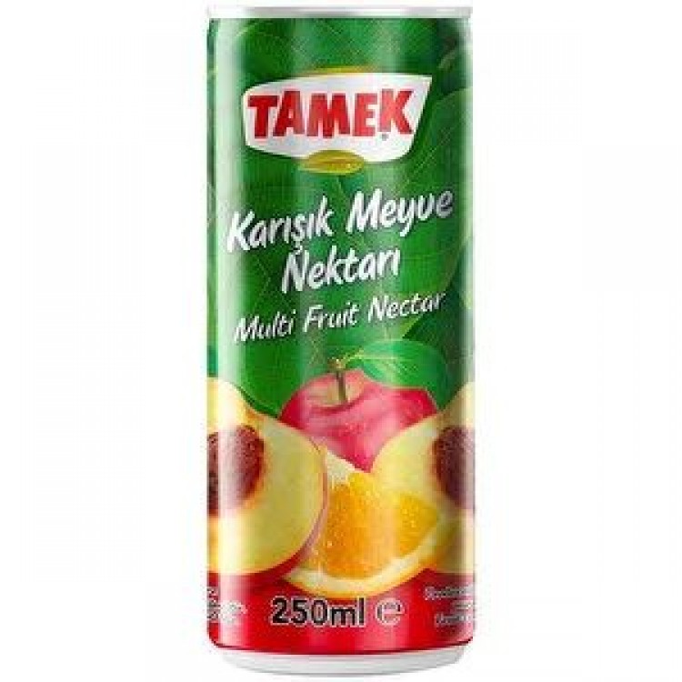 TAMEK 250 ML KARIŞIK MEYVE NEKTARI X 12 AD