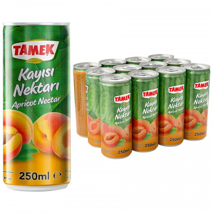 TAMEK 250 ML KAYISI İÇECEĞİ X 12 AD