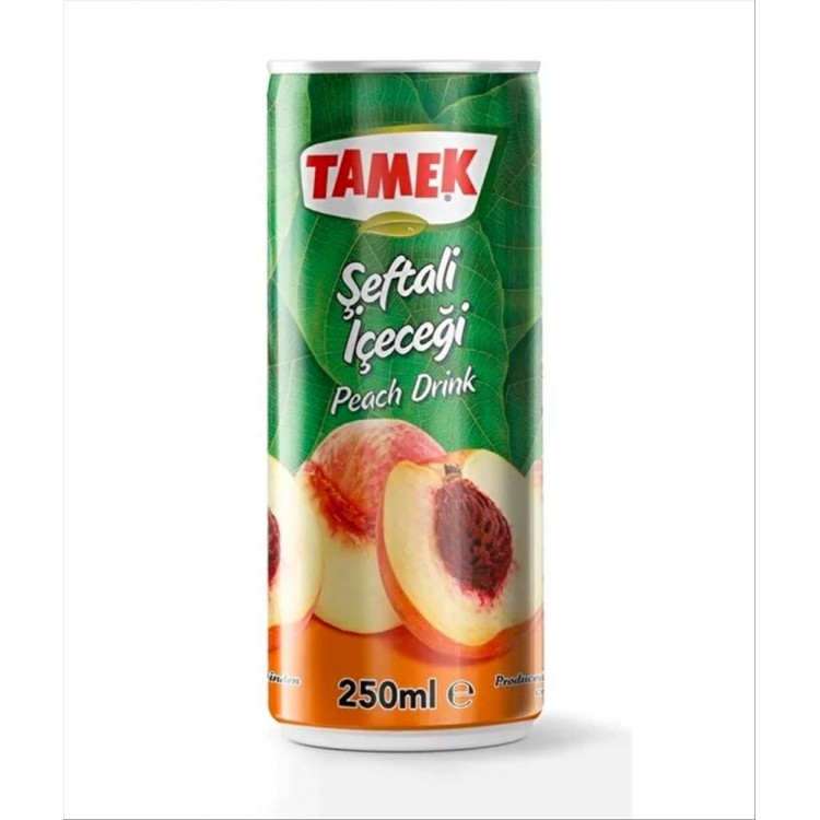 TAMEK 250 ML ŞEFTALİ NEKTARI X 12 AD