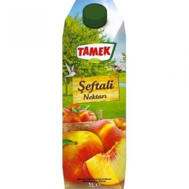 TAMEK MEYVE SUYU 1 LT ŞEFTALİ X 12 AD TAMEK MEYVE SUYU 1 LT ŞEFTALİ X 12 AD