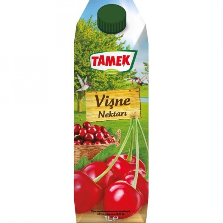 TAMEK MEYVE SUYU 1 LT VİŞNE X 12 AD TAMEK MEYVE SUYU 1 LT VİŞNE X 12 AD