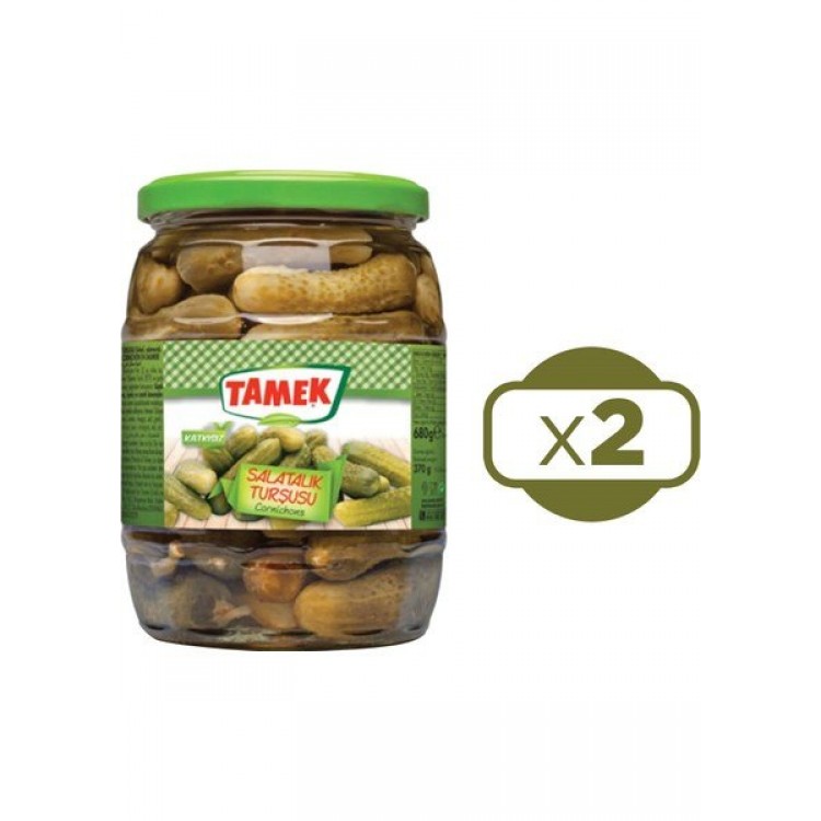 TAMEK TURŞU SALATALIK 680 GR X 12 AD