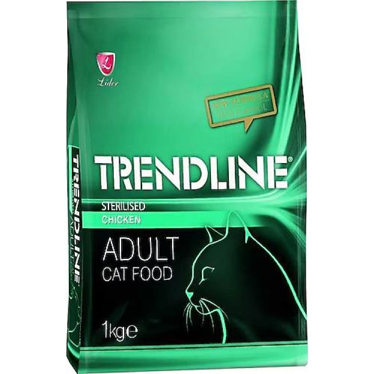 TRENDLİNE KEDİ MAMA STERİL 1 KG TRENDLİNE KEDİ MAMA STERİL 1 KG