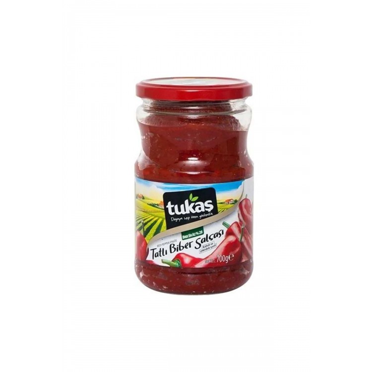 TUKAŞ BİBER SALÇA TATLI 700 GR X 12 AD TUKAŞ BİBER SALÇA TATLI 700 GR X 12 AD