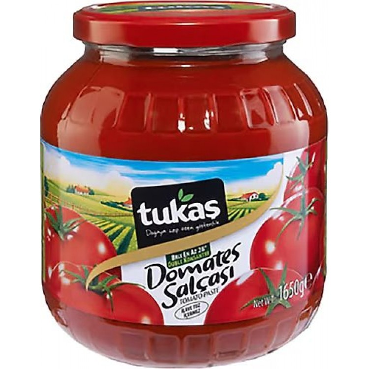 TUKAŞ DOMATES SALÇASI 1650 GR X 6 AD TUKAŞ DOMATES SALÇASI 1650 GR X 6 AD