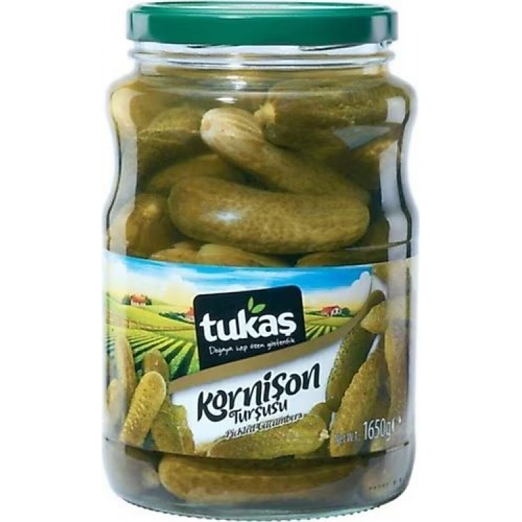 TUKAŞ KORNİŞON TURŞU 1650 GR X 6 AD