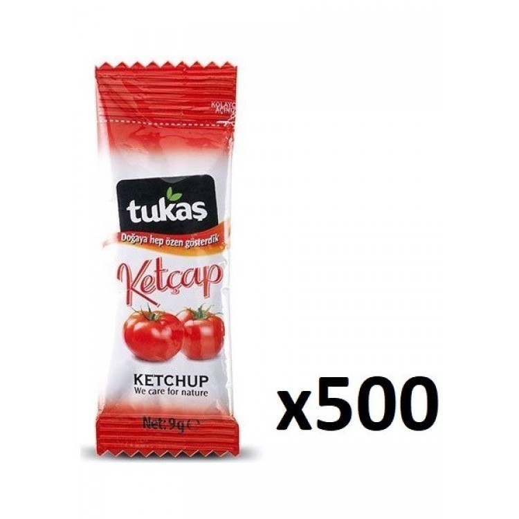 TUKAŞ PORSİYON KETÇAP 9 GR X 500 AD TUKAŞ PORSİYON KETÇAP 9 GR X 500 AD