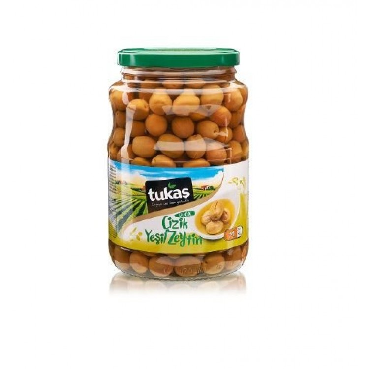 TUKAŞ YEŞİL ZEYTİN ÇİZİK 1000 GR 261-290 X 6 AD TUKAŞ YEŞİL ZEYTİN ÇİZİK 1000 GR 261-290 X 6 AD
