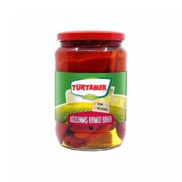 TÜRTAMEK KÖZLENMİŞ KIRMIZI BİBER 670 GR X 12 AD TÜRTAMEK KÖZLENMİŞ KIRMIZI BİBER 670 GR X 12 AD