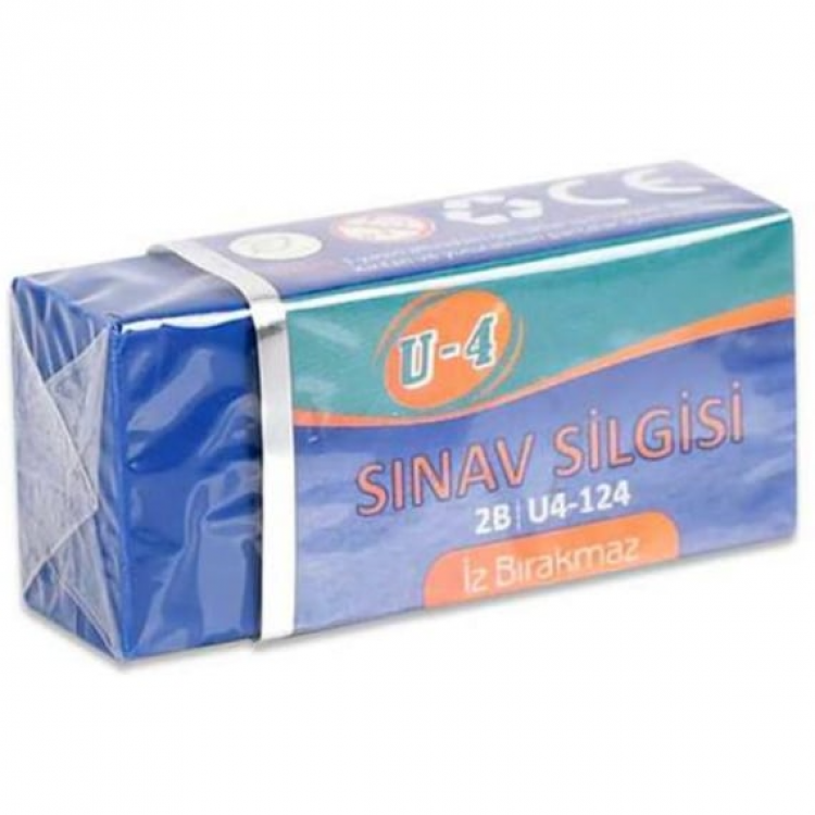 U-4 SİLGİ SİYAH X 20 AD U-4 SİLGİ SİYAH X 20 AD