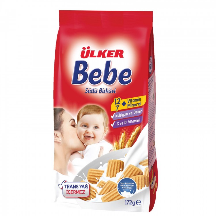 ÜLKER BEBE BİSKÜVİ 172 GR X 12 AD ÜLKER BEBE BİSKÜVİ 172 GR X 12 AD