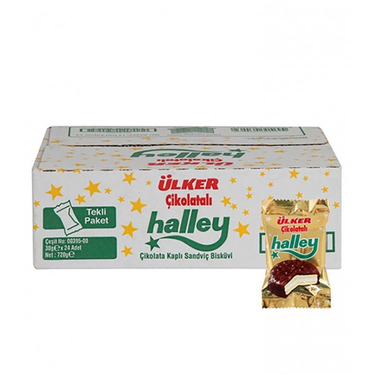 ÜLKER HALLEY 30 GR X 24 AD ÜLKER HALLEY 30 GR X 24 AD