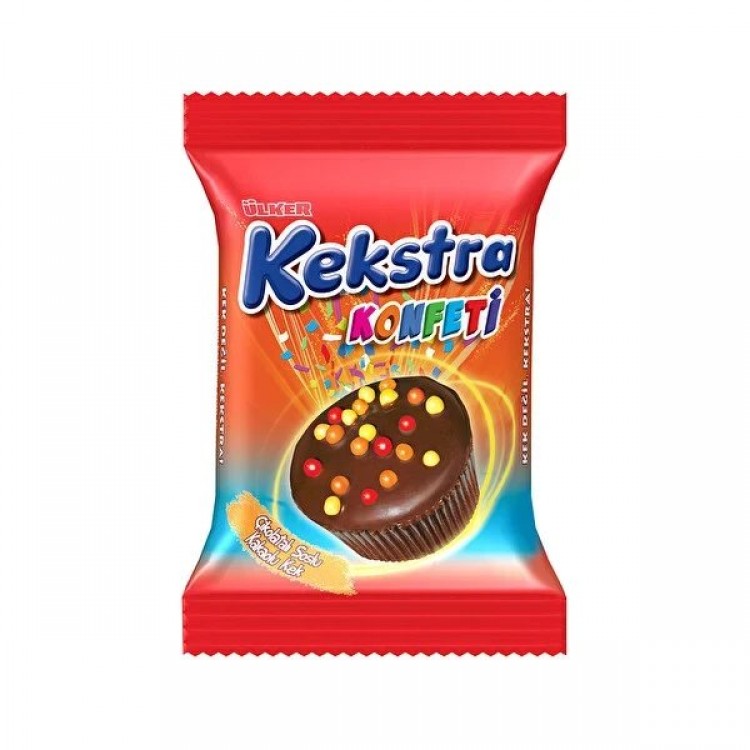 ÜLKER KEKSTRA KONFETİ MUFFİN 38 GR X 24 AD