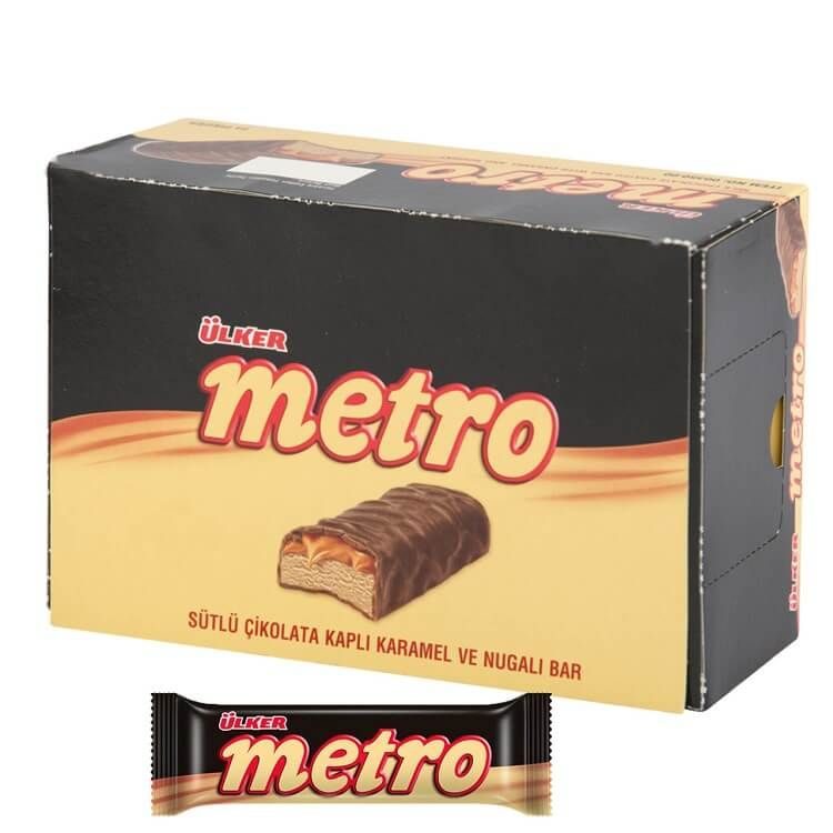 ÜLKER METRO ÇİKOLATA 36 GR X 24 AD ÜLKER METRO ÇİKOLATA 36 GR X 24 AD
