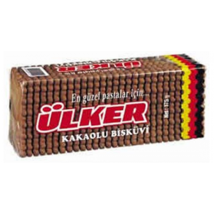 ÜLKER PÖTİBÖR BİSKÜVİ KAKAOLU 175 GR X 16 AD